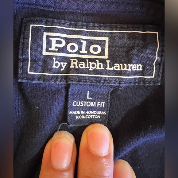 Vtg POLO by Ralph Lauren Men Green Crewneck Long Sleeve Tee Sz L Bleecker Deer - Picture 14 of 16